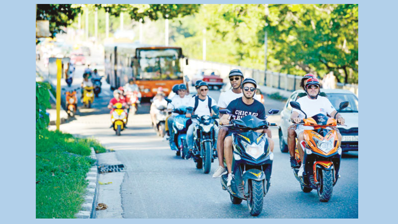 Electric motorcycles ride to rescue in fuel-short Cuba