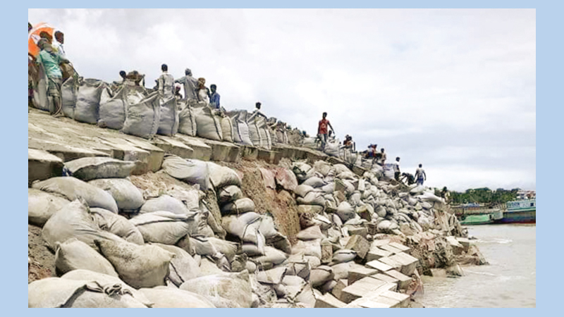 Erosion turns serious in Kamalnagar