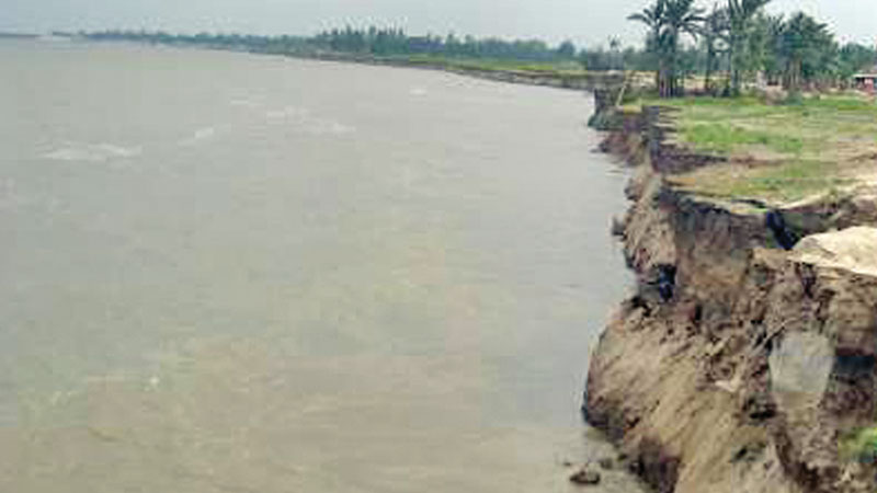 Erosion turns severe as rivers start receding