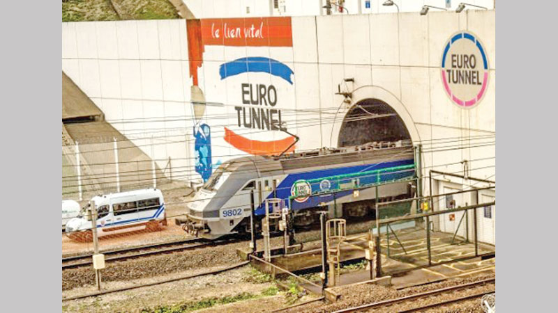 Sterling slide pounds urotunnel 
earnings outlook