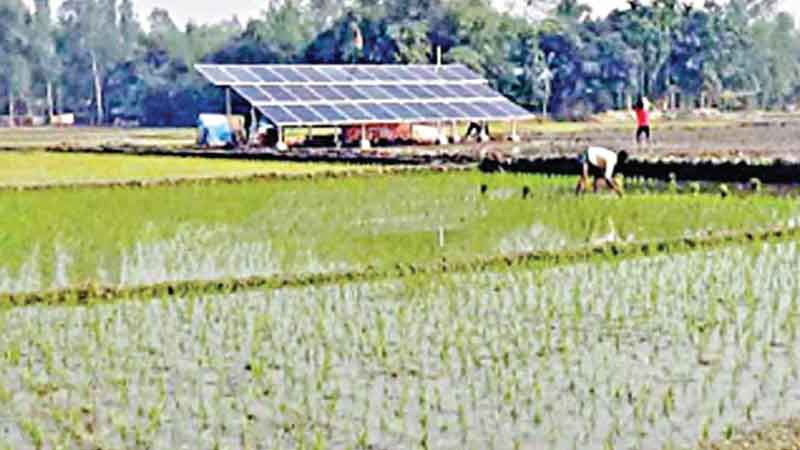 Expanding irrigation based on solar power