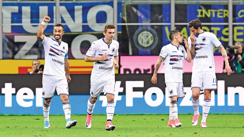 Sampdoria ride on late Quagliarella penalty