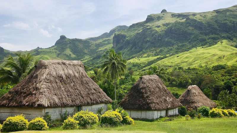 The Fijian villages that require approval to enter