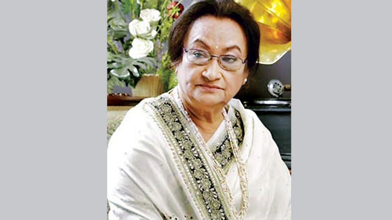 3rd death anniv of Nazrul Sangeet legend Firoza Begum today