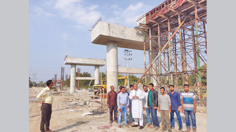 Flyover work progressing fast 