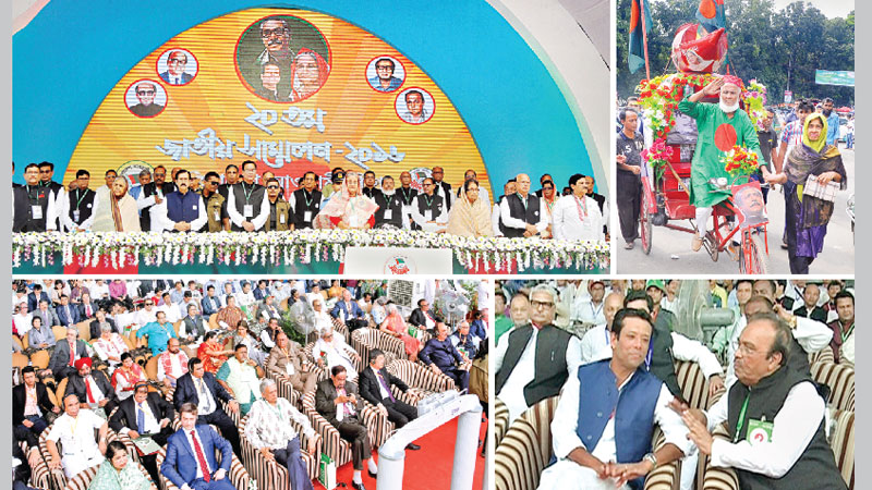 Foreign guests laud Hasina, Awami League