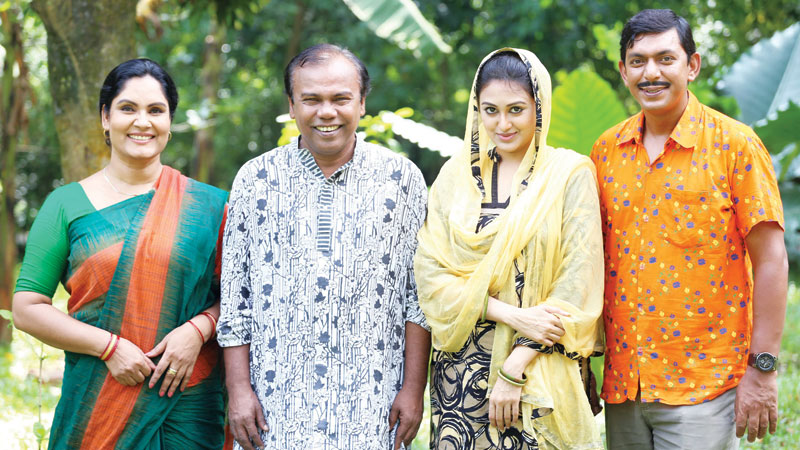 Four popular artistes in one frame for Eid tele-drama
