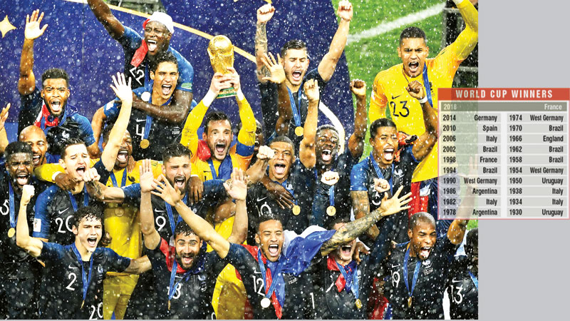France win World Cup for 2nd time
