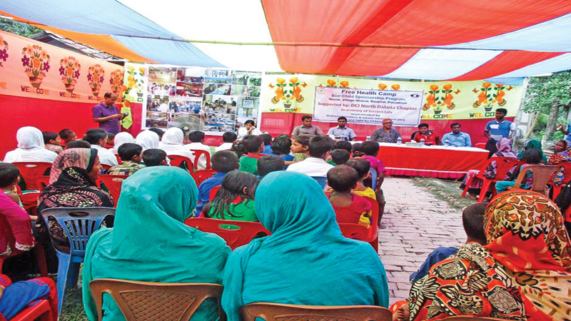 Free health camp held in Bauphal