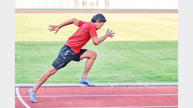 From bamboo shack to running track