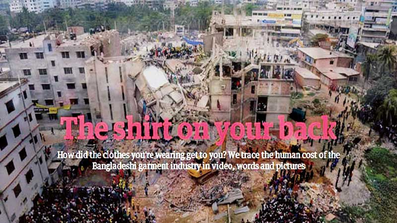 Undeserved publicities against our garments industry