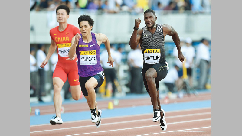 Gatlin plots Bolt revenge after Japan win 