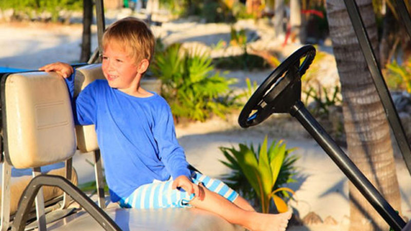 Golf carts' use is spreading, and so is danger to kids