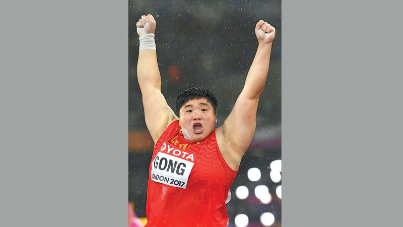 Golden Gong finally 
wins women’s shot