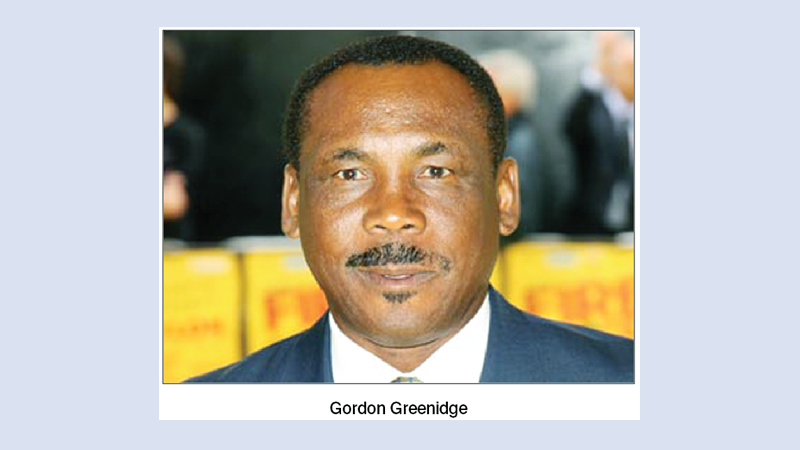 Greenidge arrives in city
today on a 5-day visit