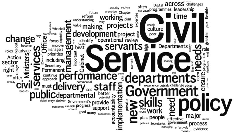 Government servants are crucial 
for development  