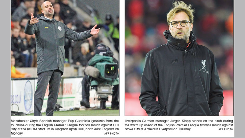 Guardiola, Klopp meet again in Anfield showdown