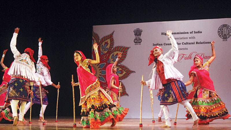 Gujarati folk dance evening held at Shilpakala