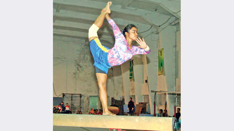 Banu bags double gold in V-Day gymnastics
