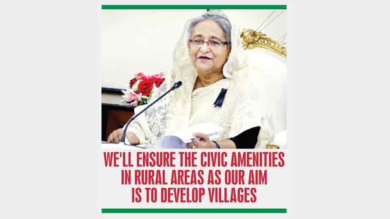 Hasina focuses on planned development of villages