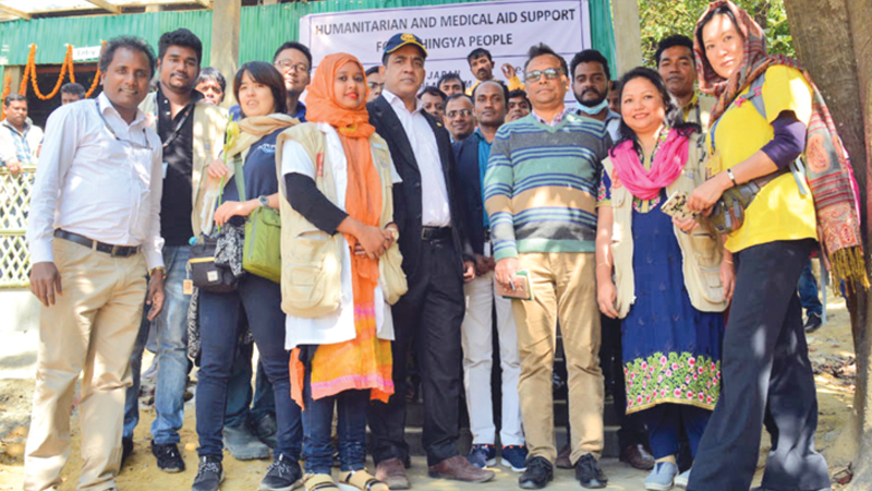 Healthcare centre for Rohingyas opens in Ukhiya