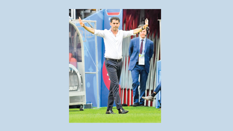 Hierro dodges questions on future 