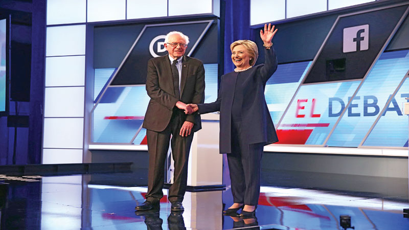 Clinton, Sanders engage in fiery debate clashes