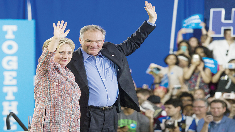 Hillary picks Tim Kaine for running mate