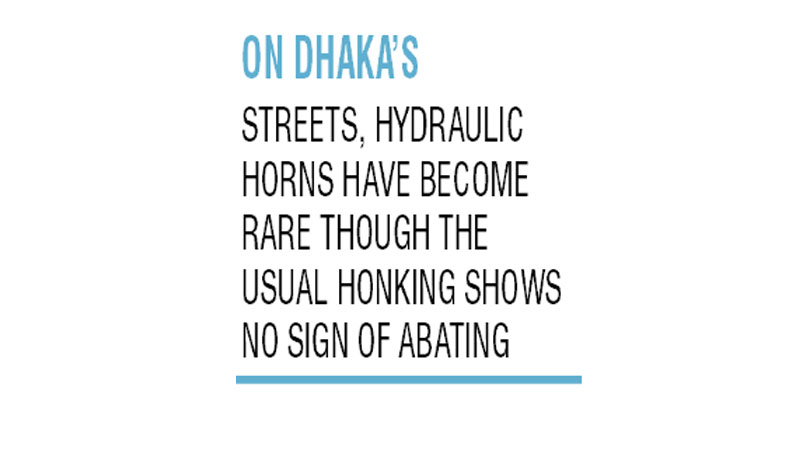 Honking in general 
must stop