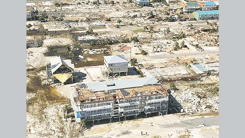 Hurricane Michael wrecks havoc in Florida 
