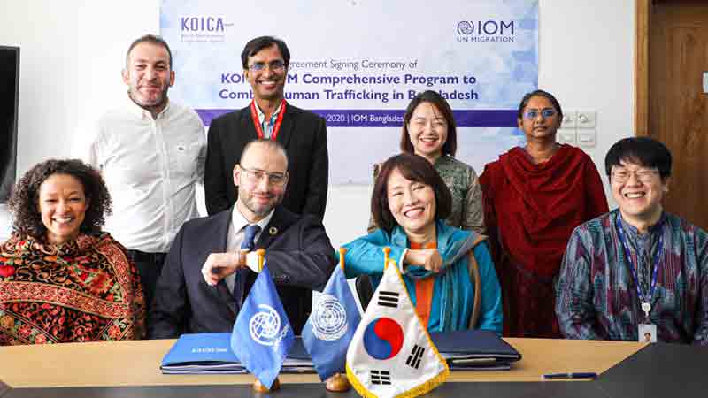IOM, Koica ink deal to combat human trafficking