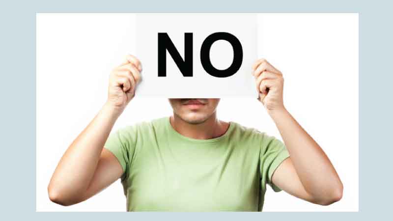 Importance of saying NO