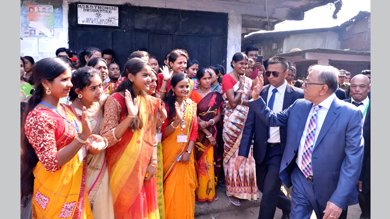 President revisits 1971 memory lane in India’s Meghalaya