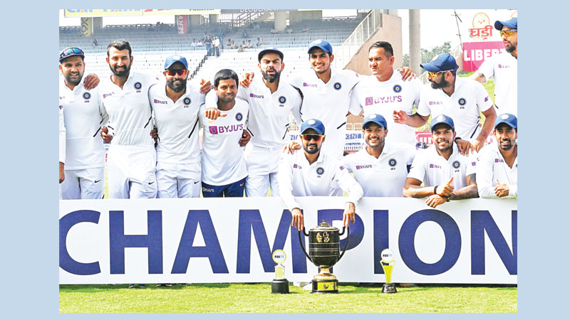 India complete Test sweep
over South Africa