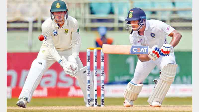 India ride on Agarwal double ton