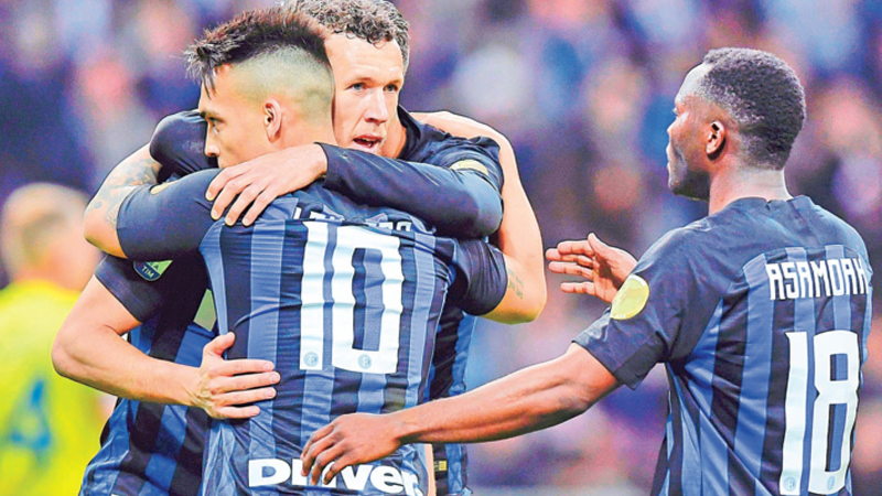 Inter Milan on brink of Champions League