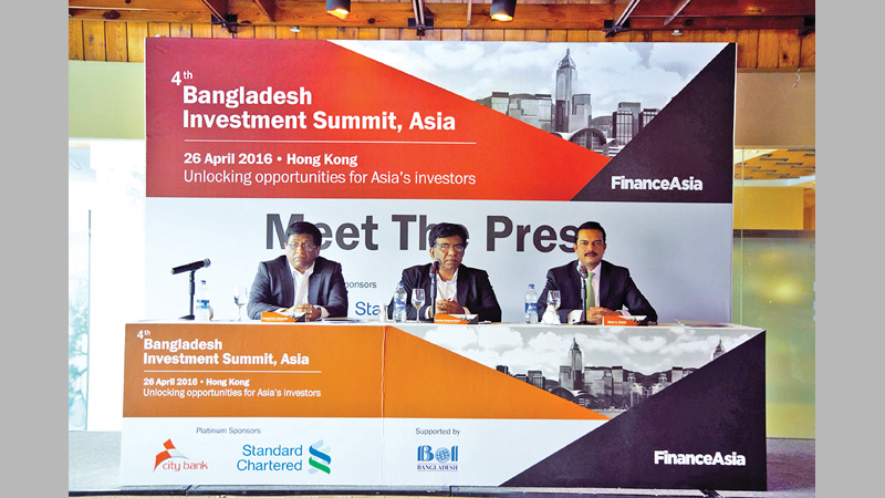 Investment summit to be held in Hong Kong April 26