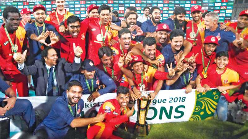 Islamabad dethrone Peshwar in PSL