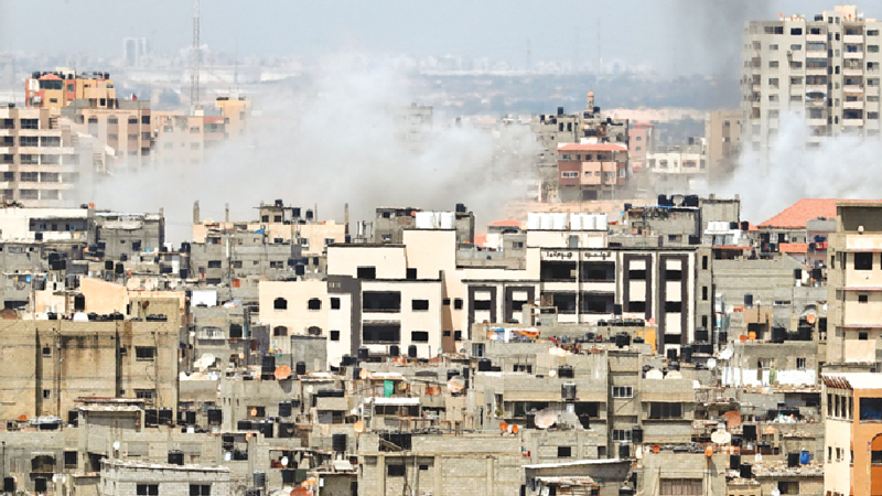 Israel strikes hit Gaza ‘military 
targets’: Army