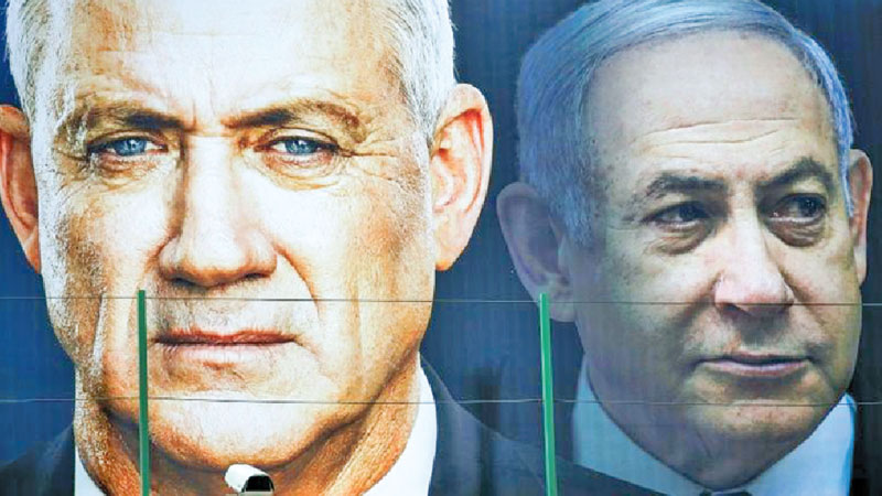 Israel’s Netanyahu, Gantz see ‘significant progress’ toward unity govt