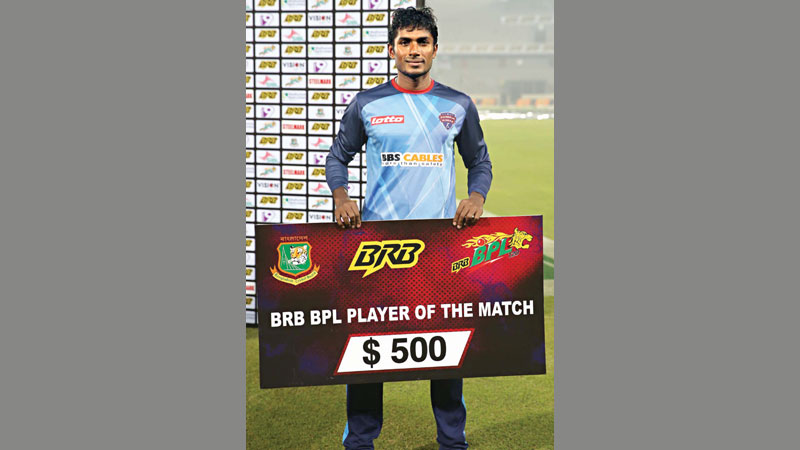 Omee unanimous choice
for player of the match