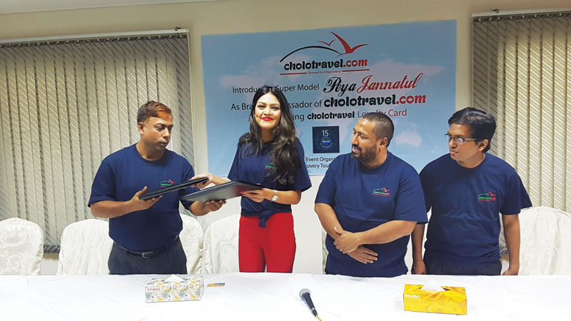 Jannatul Peya now CholoTravel brand ambassador