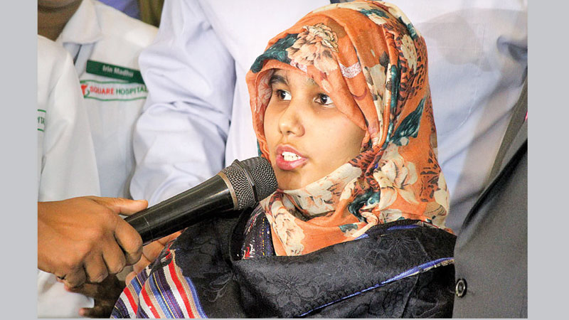 Khadiza recovers significantly