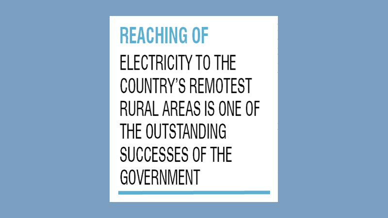Keep electricity price 
at a reasonable level