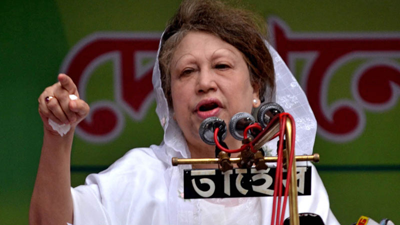 Khaleda brand terrorists as enemies of mankind