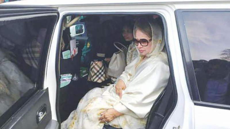 Khaleda for continuation of peaceful movement