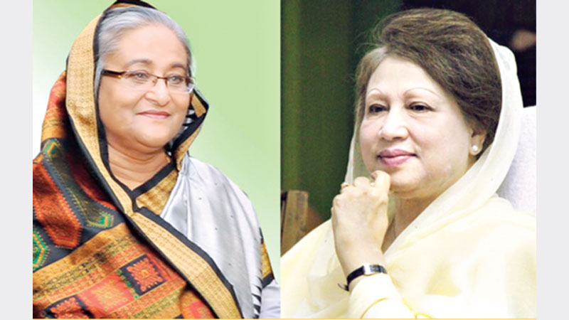 Khaleda serves legal notice on Hasina