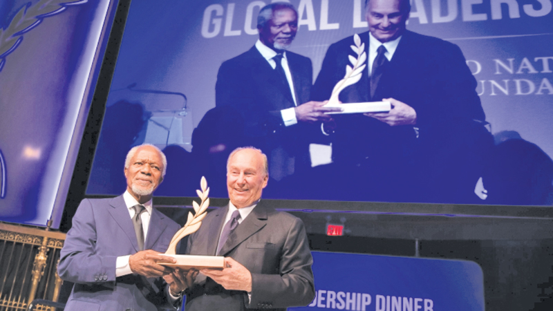 Aga Khan receives champion for global change award