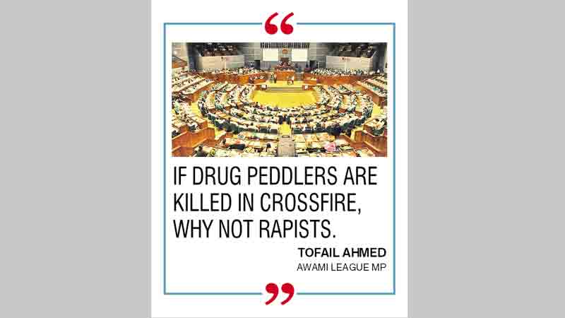Kill rapists in crossfire
