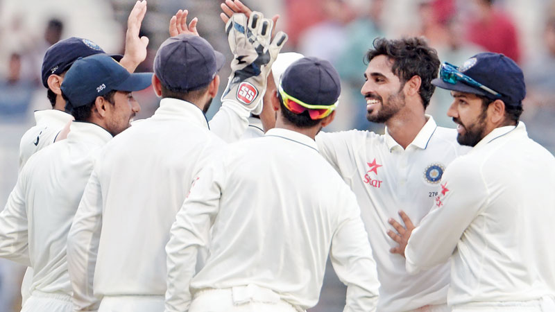 Kumar helps India gain upper hand in Kolkata